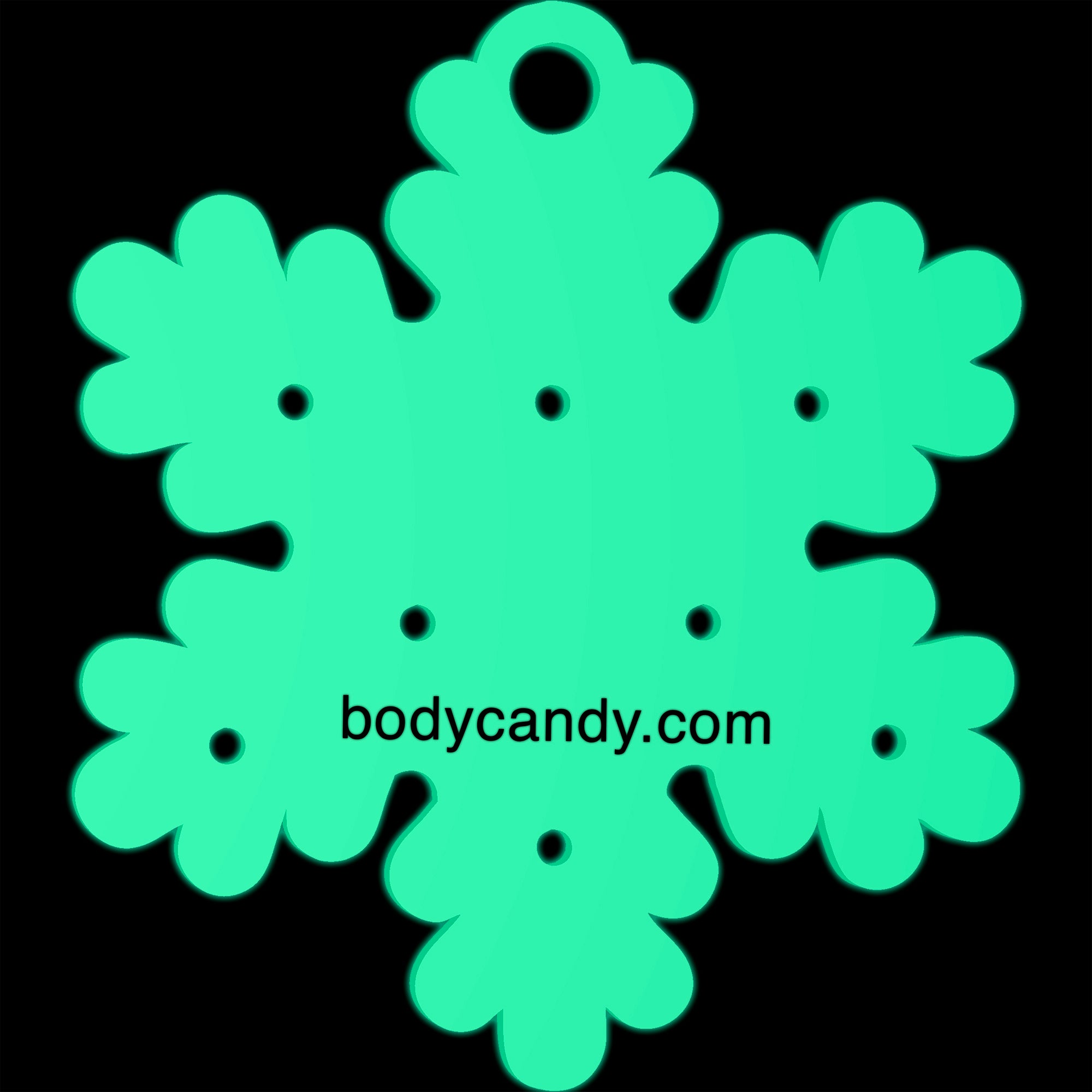 Holiday Themed Glow in the Dark Earring Palette