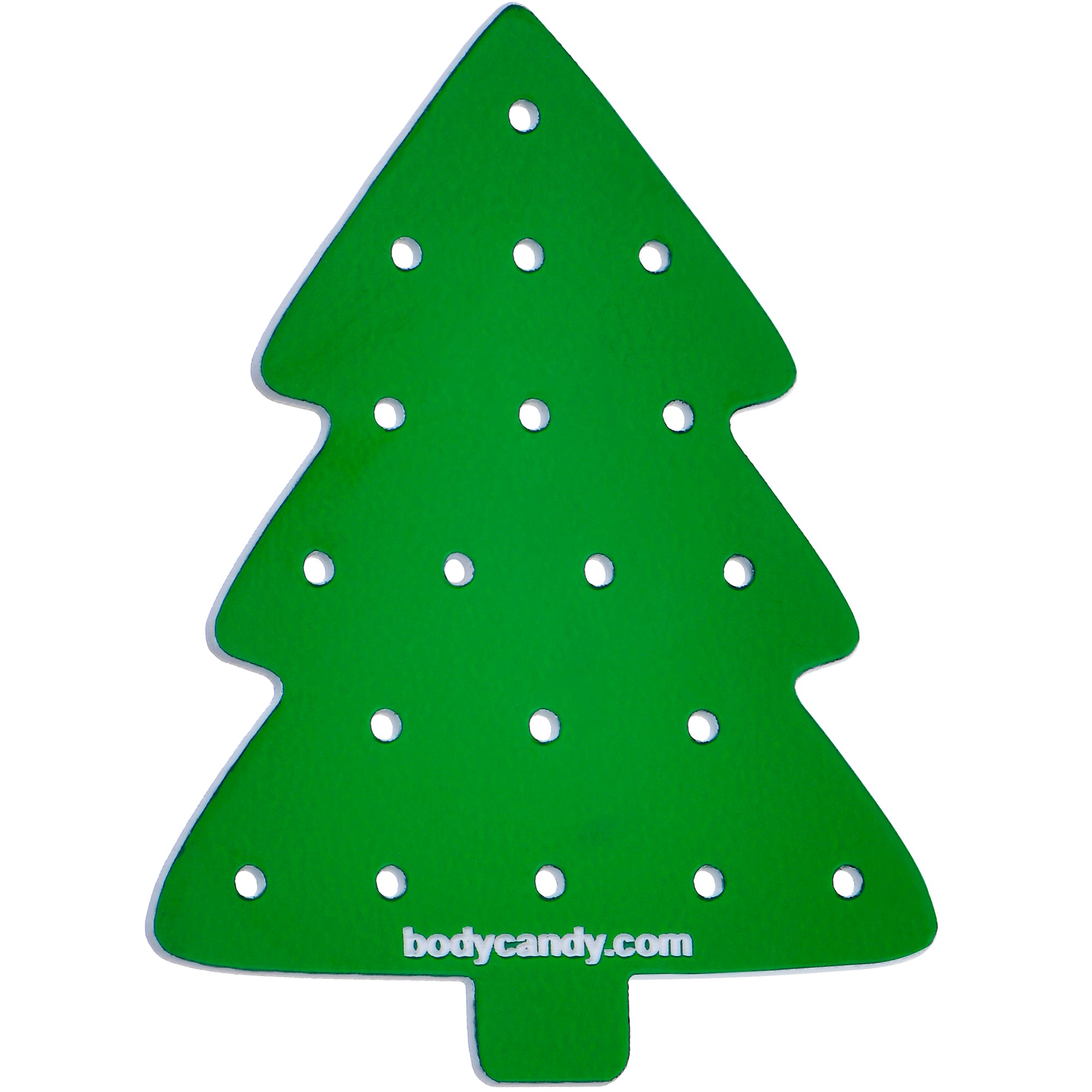 Christmas tree flat back earring palette for travel