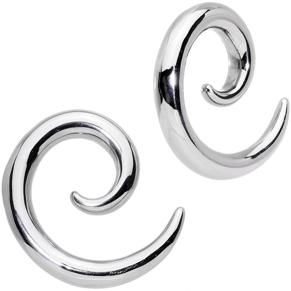 Stainless Steel Spiral Taper Set 5mm to 0 Guage