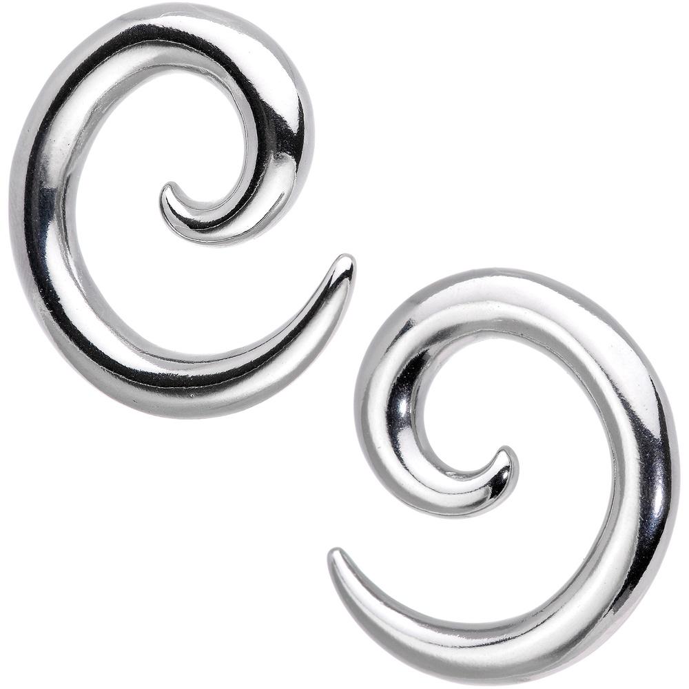 Stainless Steel Spiral Taper Set 5mm to 0 Guage