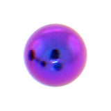 Purple Titanium Threaded 5mm Replacement Ball