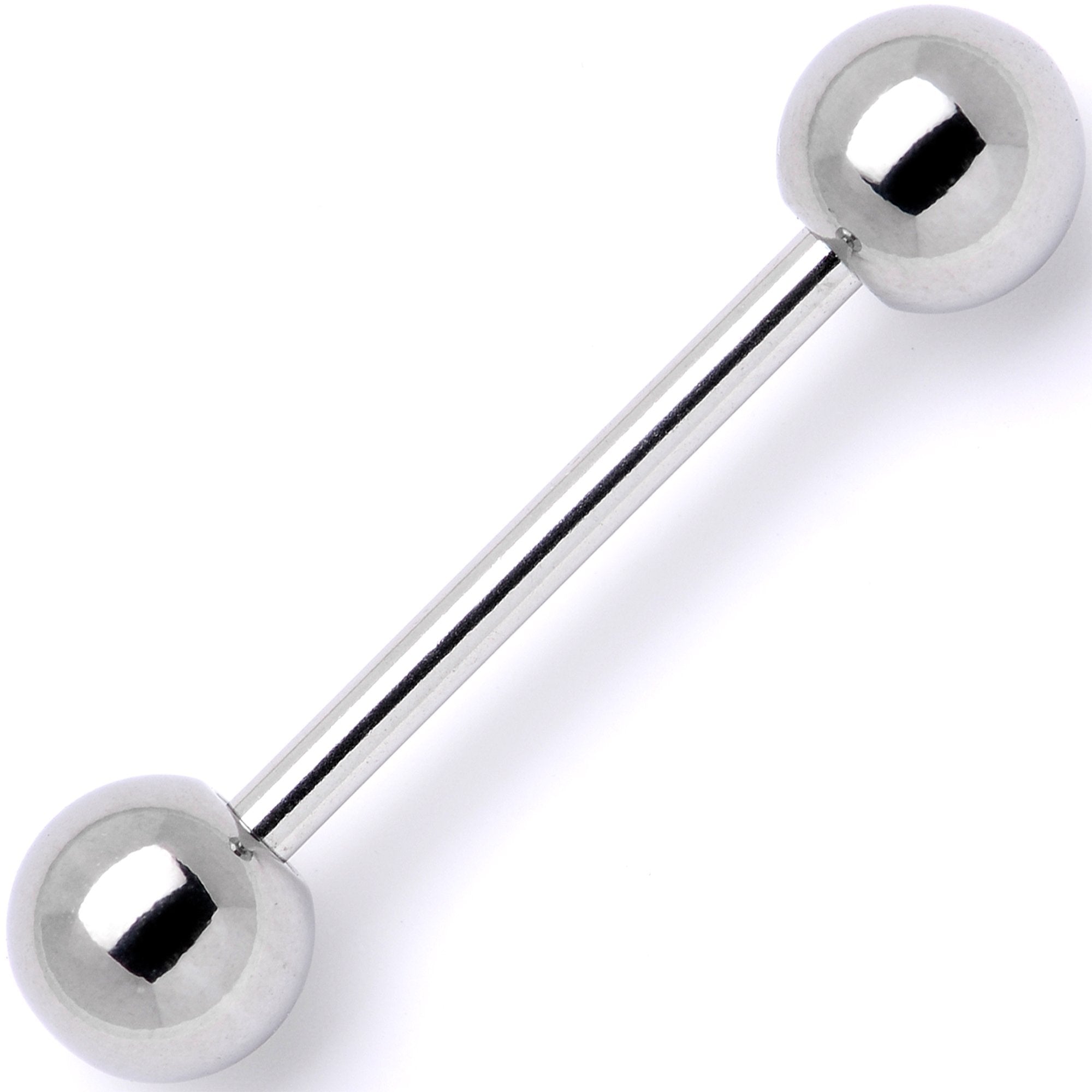 14G Stainless Steel Barbell Tongue Ring 5/8 6mm