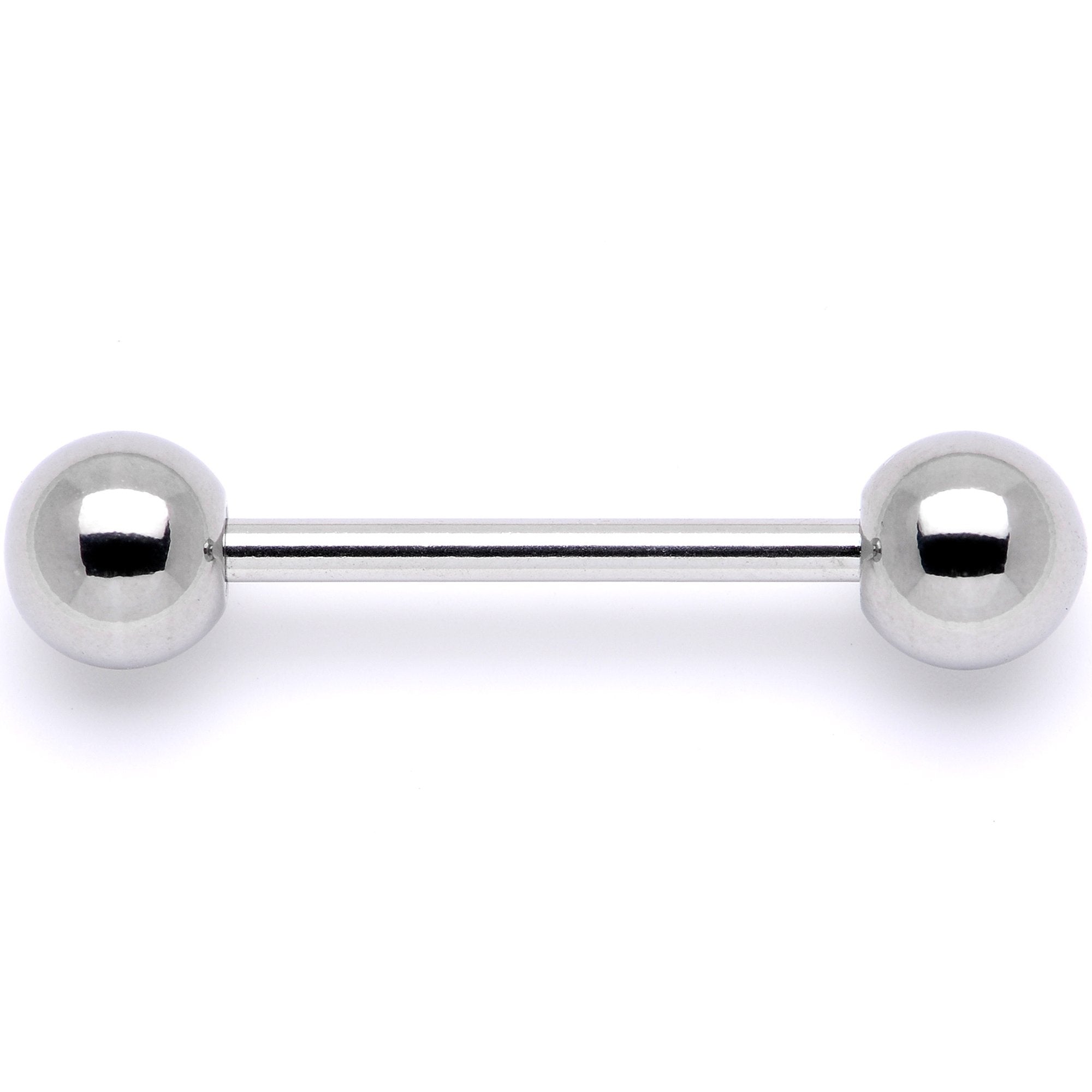 14 Gauge Stainless Steel Barbell Tongue Ring 5/8 6mm