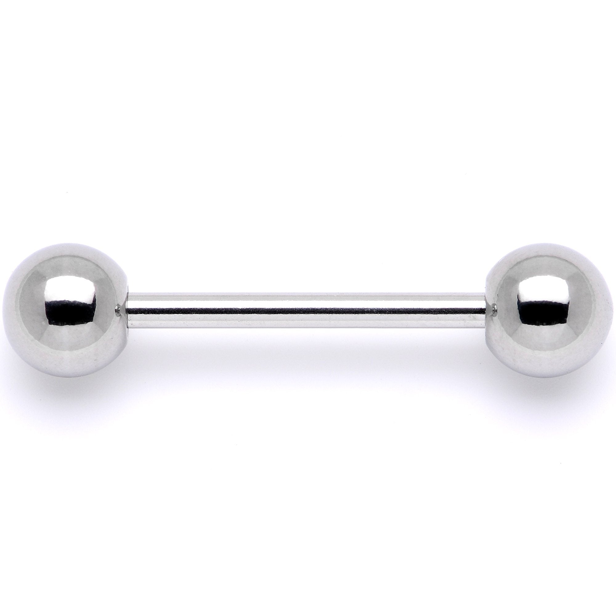 14G Stainless Steel Barbell Tongue Ring 5/8 6mm