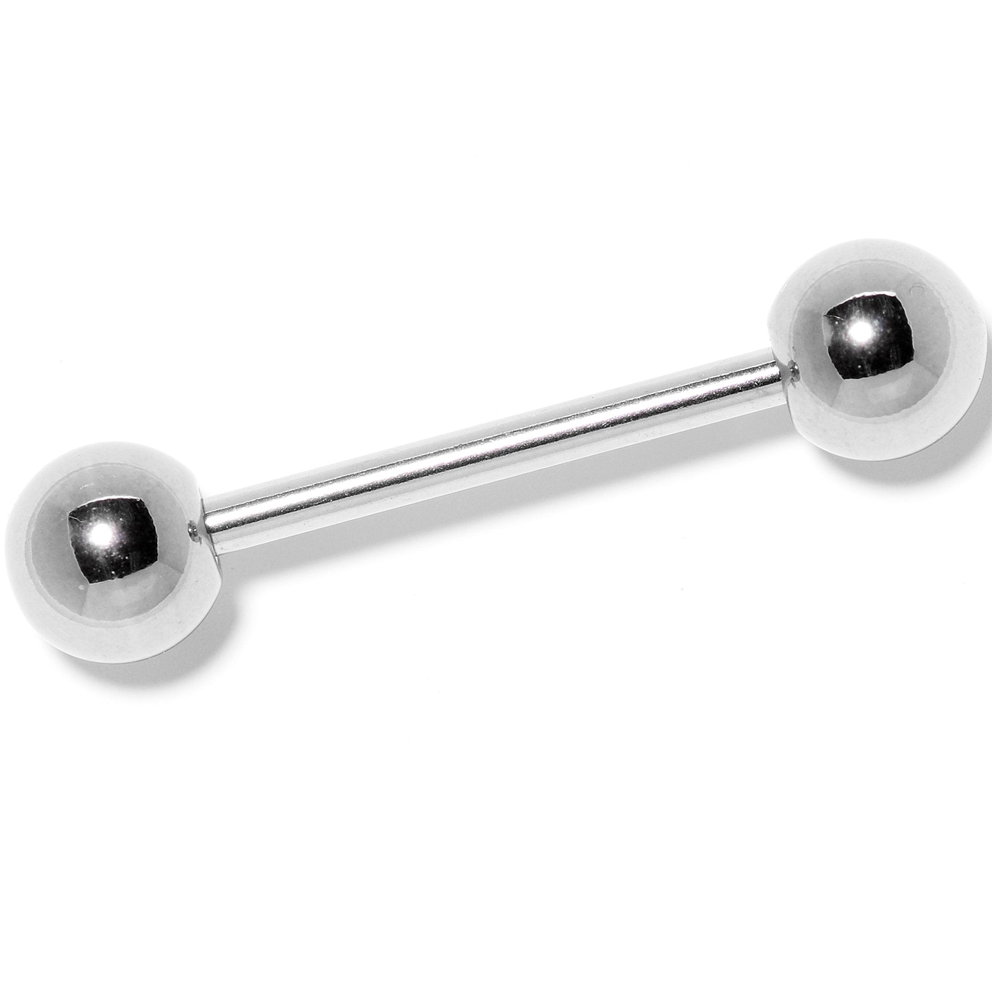 14G Stainless Steel Barbell Tongue Ring 5/8 6mm