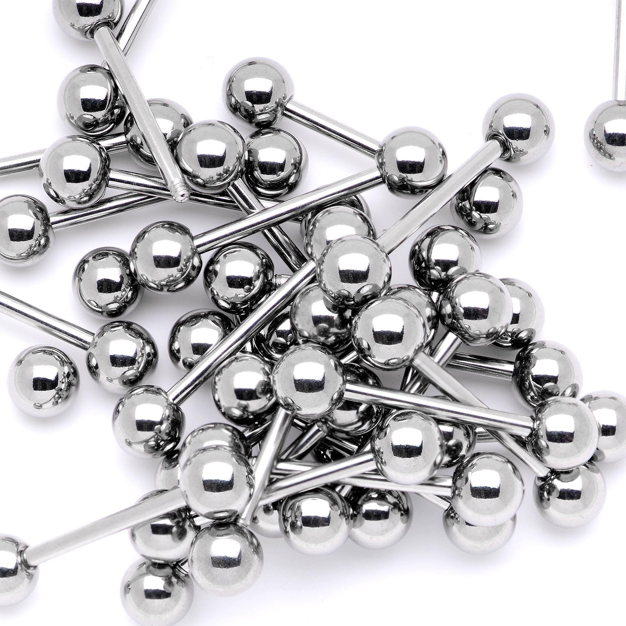 14G Stainless Steel Barbell Tongue Ring 5/8 6mm
