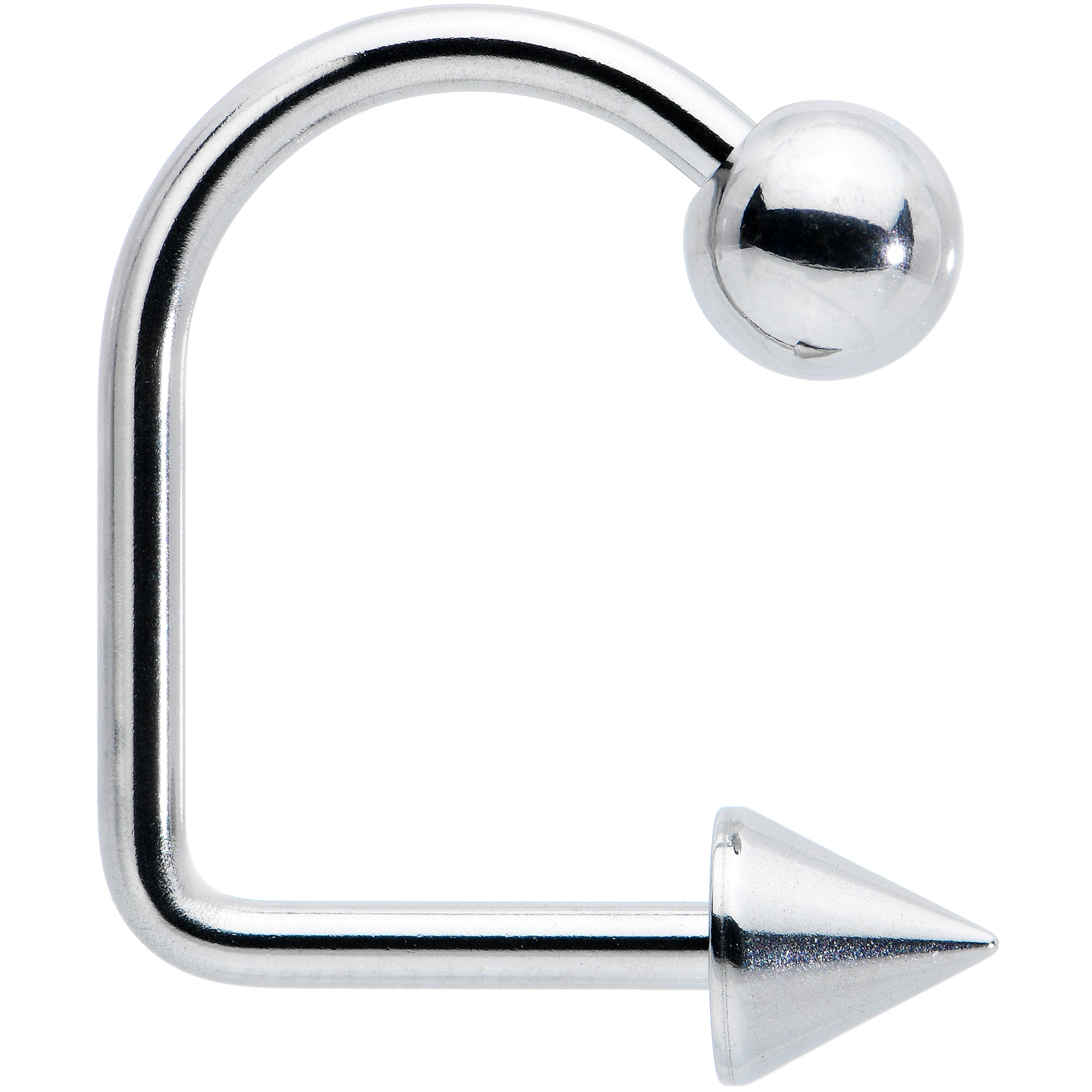 14G Stainless Steel LIPPYLOOP Ball Spike Labret