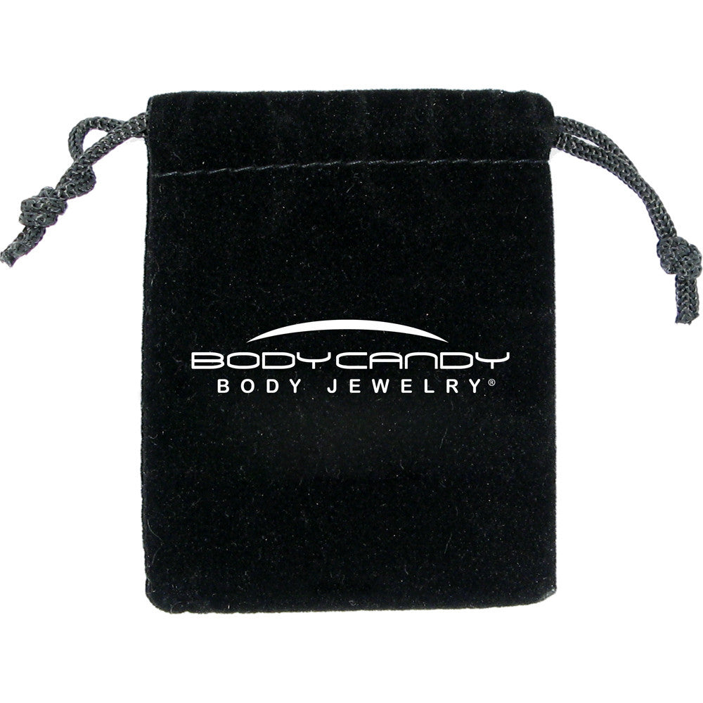 Bodycandy Body Jewelry Black Velvet Bag
