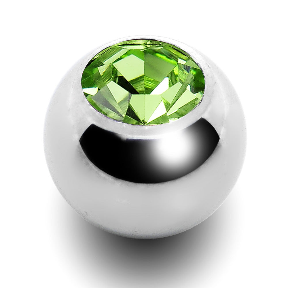 5mm Peridot Crystal Replacement Ball Created with Crystals