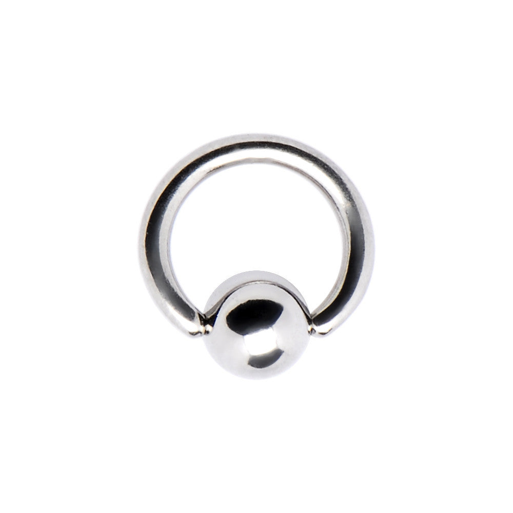 16 Gauge 1/4 Stainless Steel BCR Captive Ring
