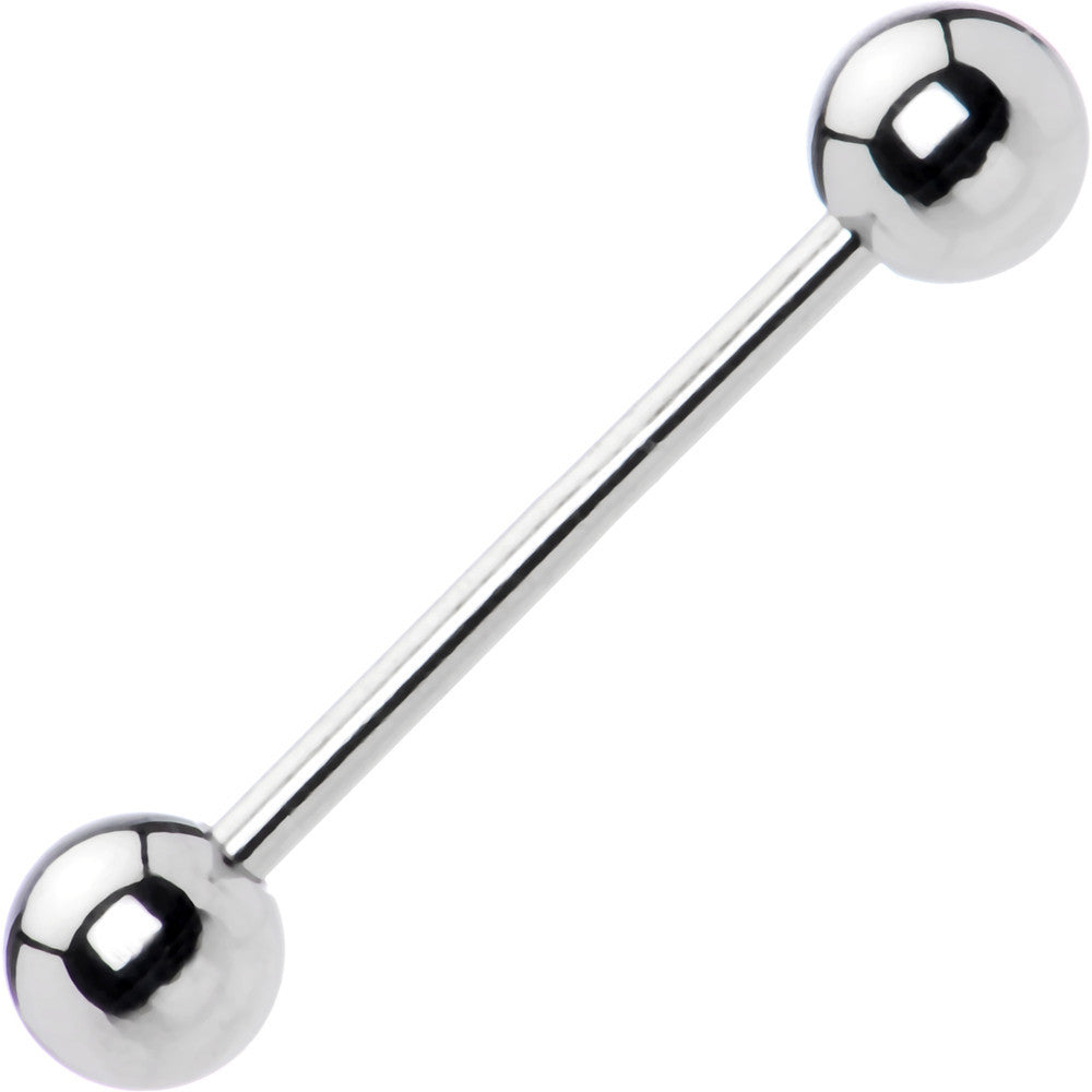 14 Gauge Straight Stainless Steel Barbell 3/4 6mm
