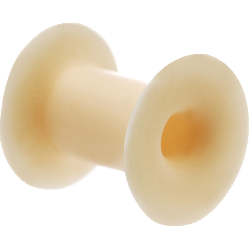 2 Gauge Flesh Color Silicone Tunnel