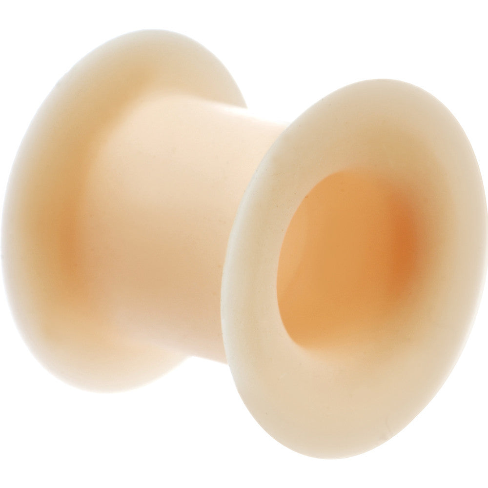 00 Gauge Flesh Color Silicone Tunnel
