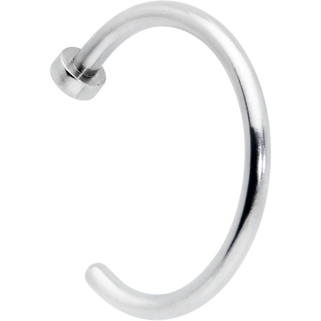 18G Stainless Steel Nose Hoop - 3/8