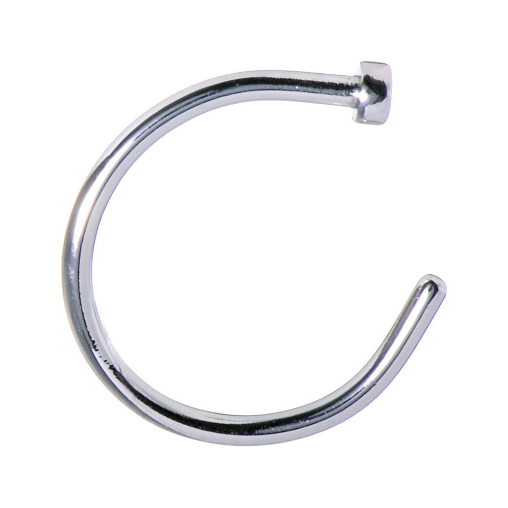 18 Gauge 5/16 Stainless Steel Nose Hoop