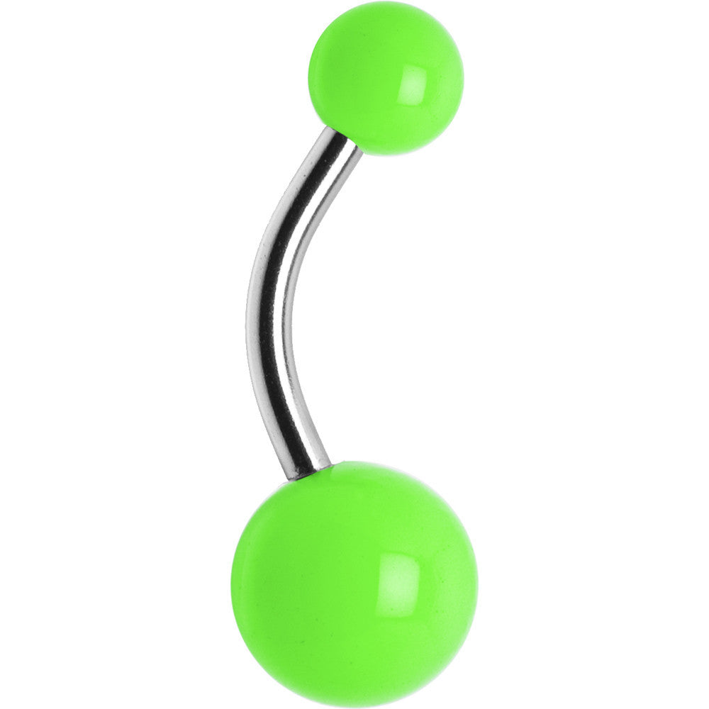 Green Neon Belly Ring