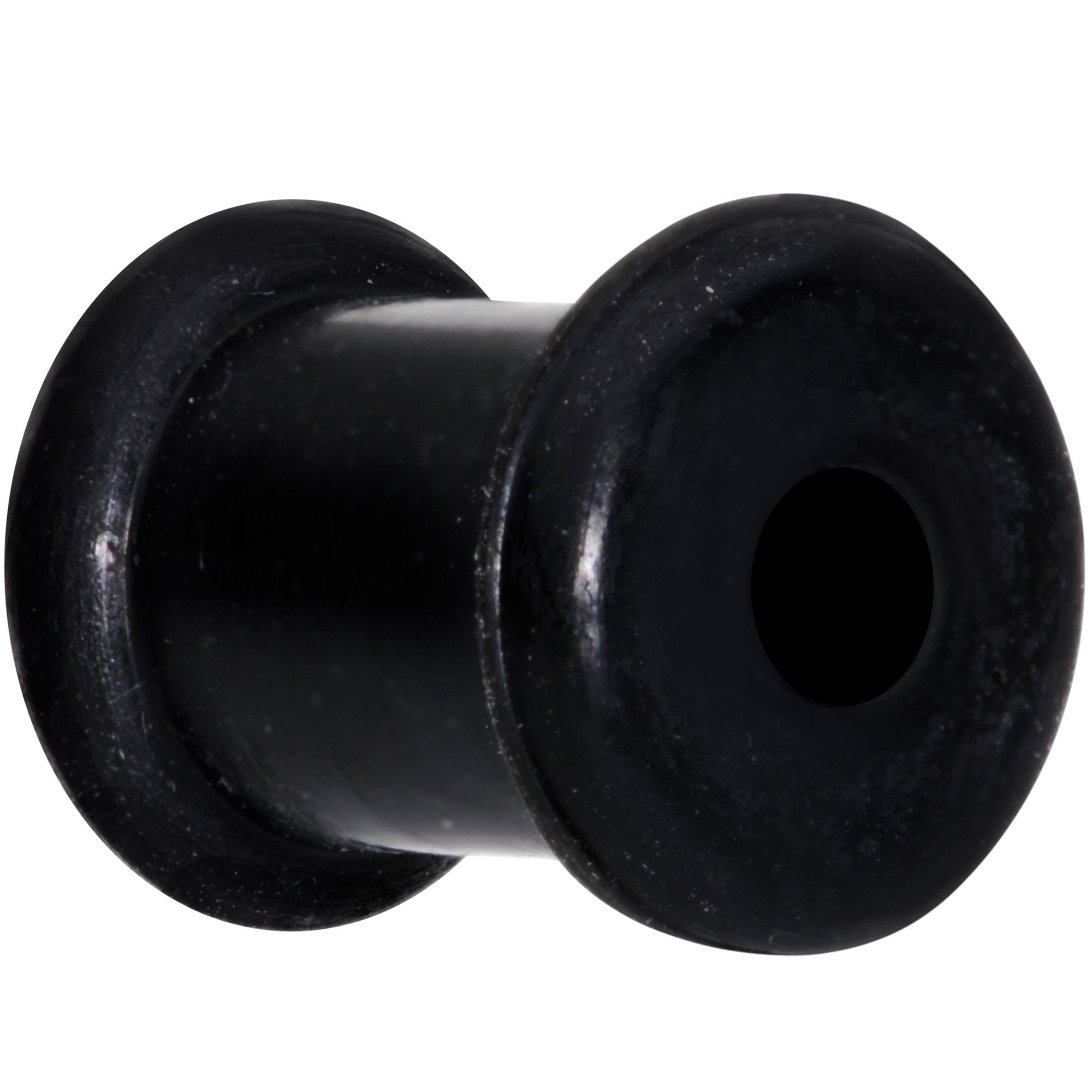2 Gauge Black Double Flare Silicone Flexible Tunnel Set