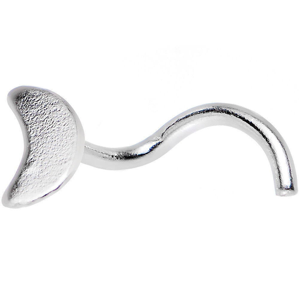 Sterling Silver Half Moon Nose Ring