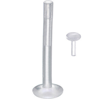 14 Gauge 5/8 3mm Bioplast Push-In Top Retainer
