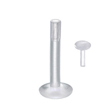 14G 1/2 3mm Bioplast Push-In Top Retainer