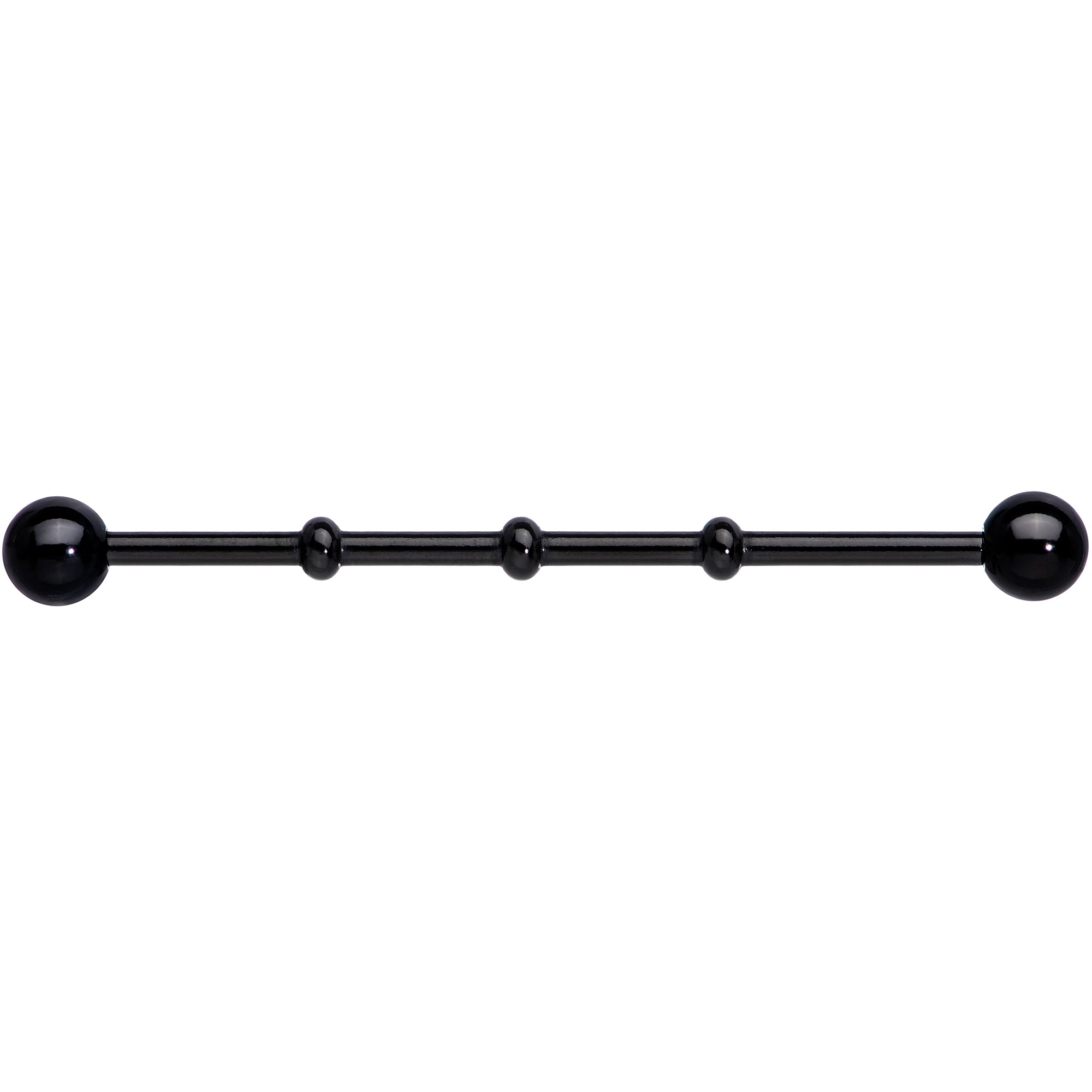 Ball Black Anodized Titanium Industrial Project Bar 38mm