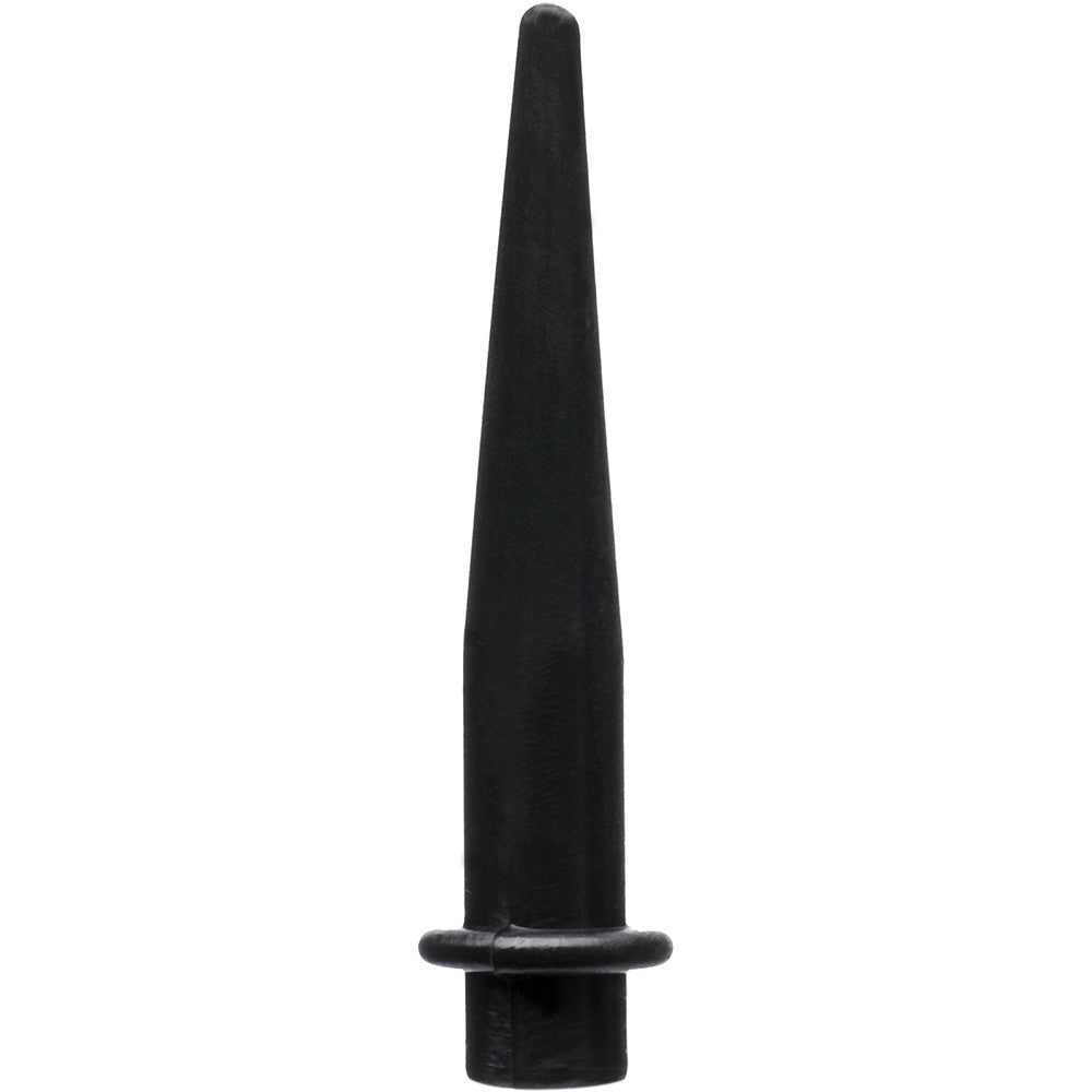 6G Black Silicone Taper