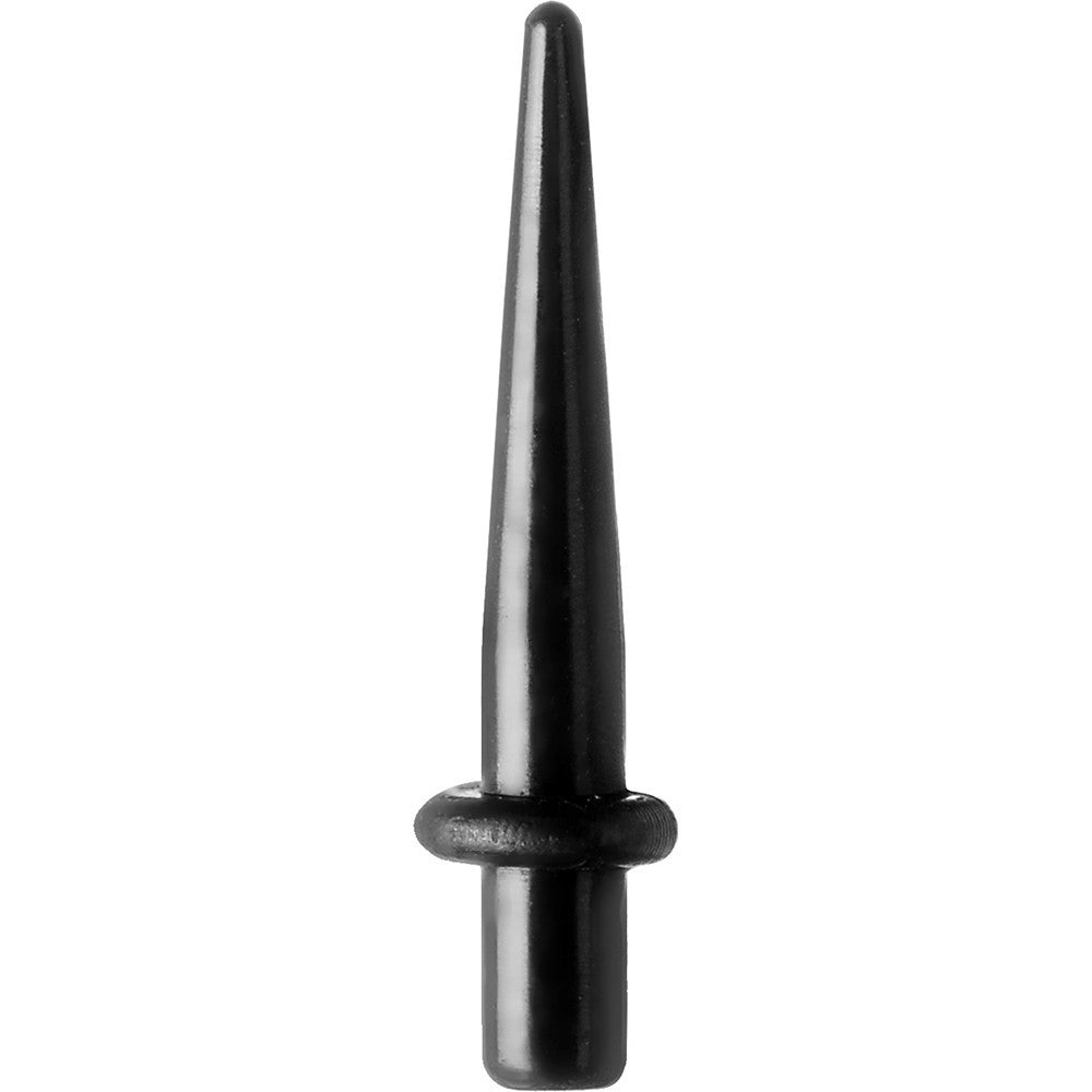 8G Black Silicone Taper