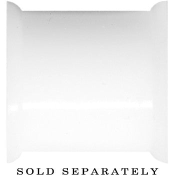 00G White Heart Silicone Flexible Tunnel