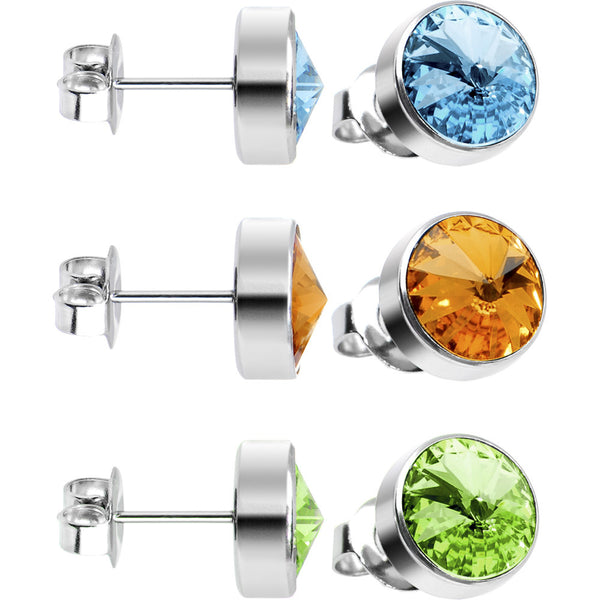 5mm Stainless Steel Round Stud Earring