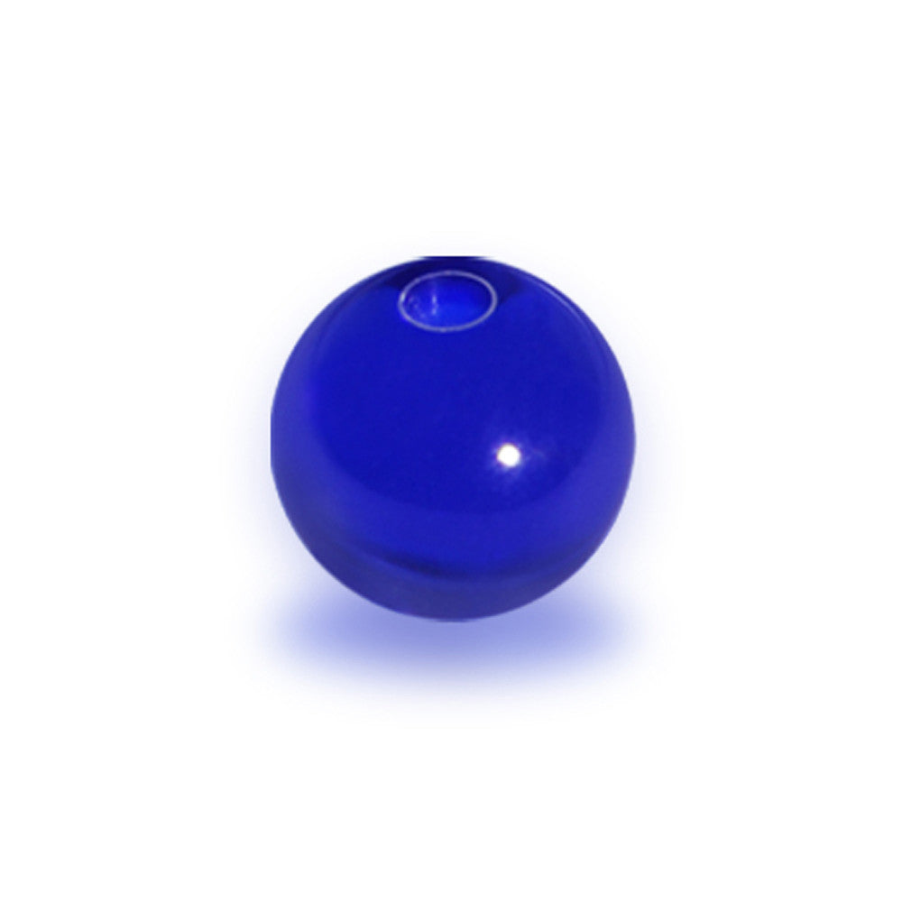 4mm Blue Acrylic Captive Bead Ring Replacement Ball