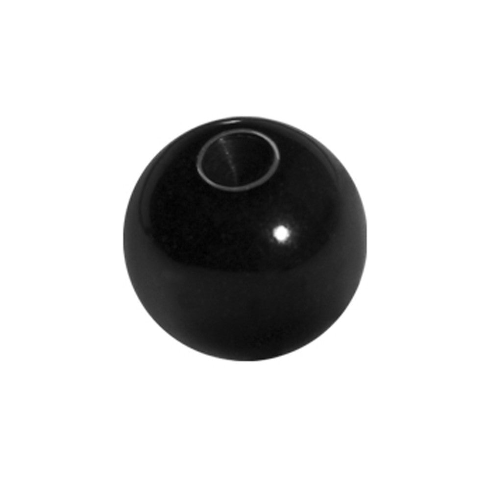 5mm Black Acrylic Captive Bead Ring Replacement Ball