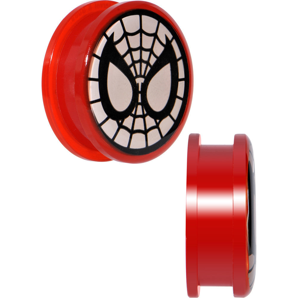 1 inch Spiderman Screw Fit Plugs Set