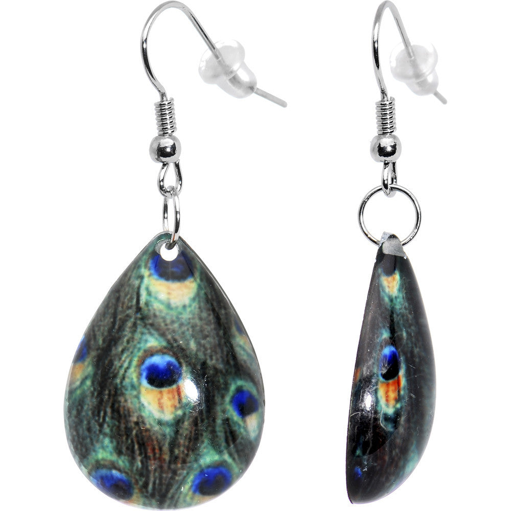 Enchanting Peacock Design Earrings