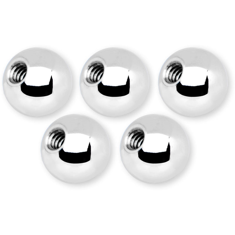 14 Gauge 5mm Stainless Steel Replacement Ball Bonus Pack Set