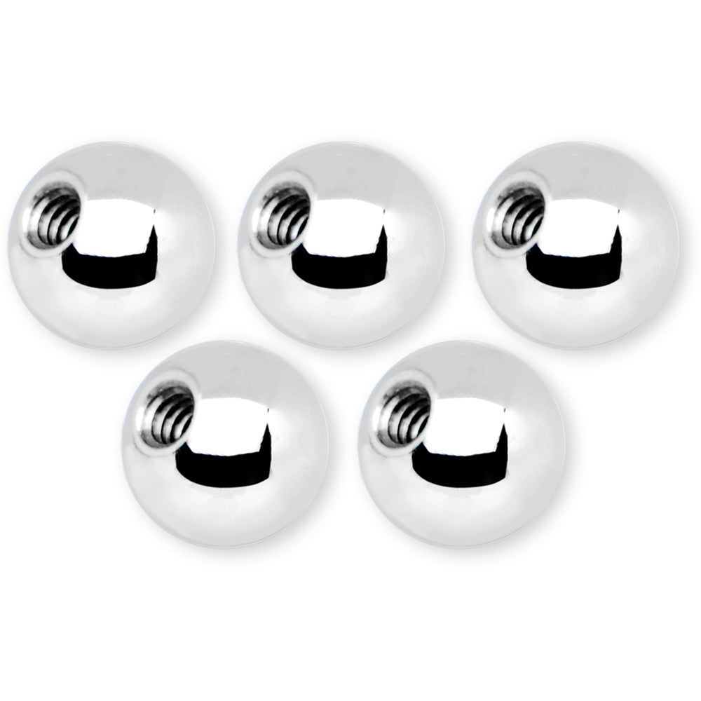 14 Gauge 5mm Stainless Steel Replacement Ball Bonus Pack