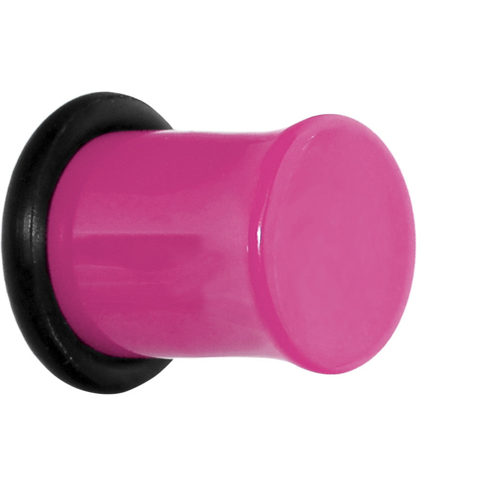 0G Acrylic Neon Pink Plug