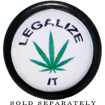 Legalize Pot Leaf Cheater Plug