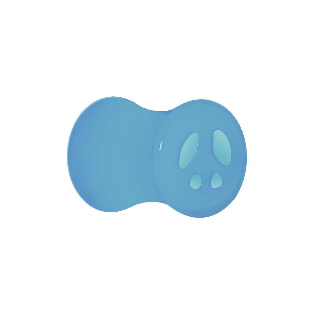 Acrylic Neon Blue Peace Sign Tunnel Plug 2G to 20mm