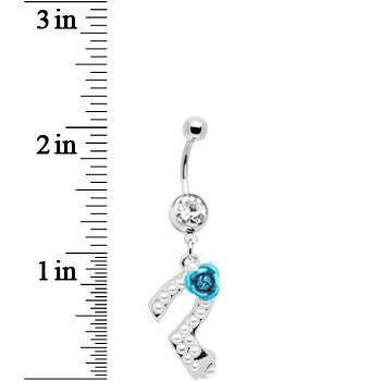 Faux Pearl Stiletto Shoe Belly Ring