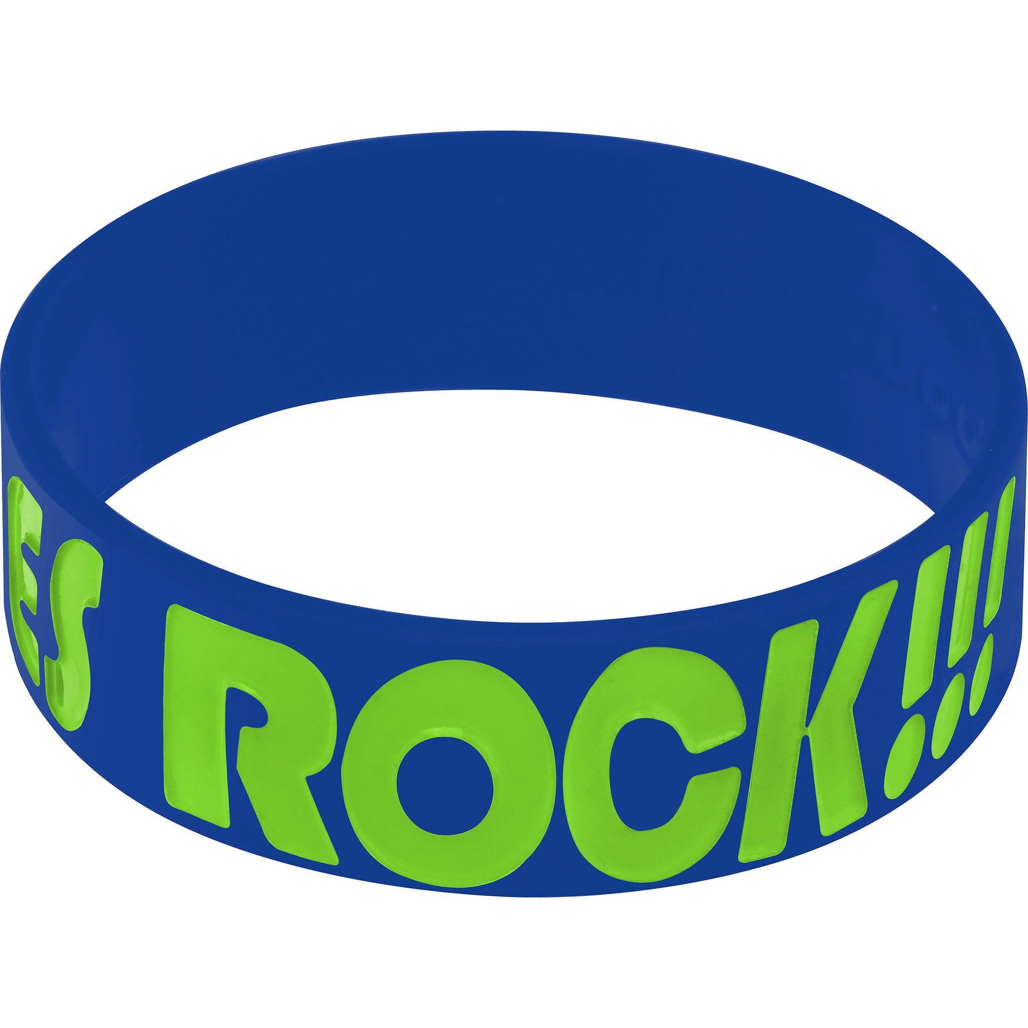 Blue Green Boobies Rock Awareness for Breast Cancer Bracelet