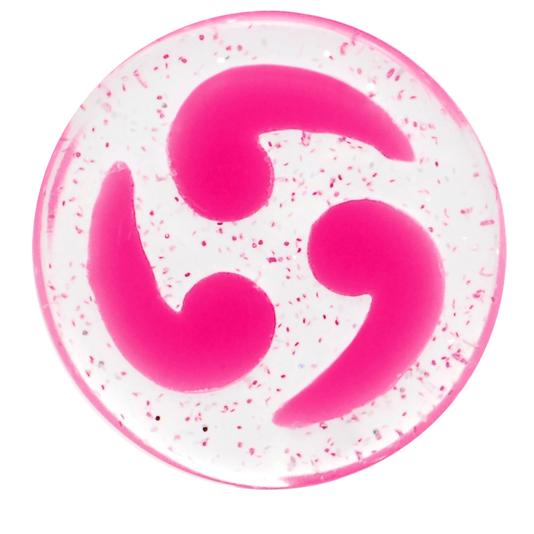 5/8 Pink Quotation Symbol Saddle Plug