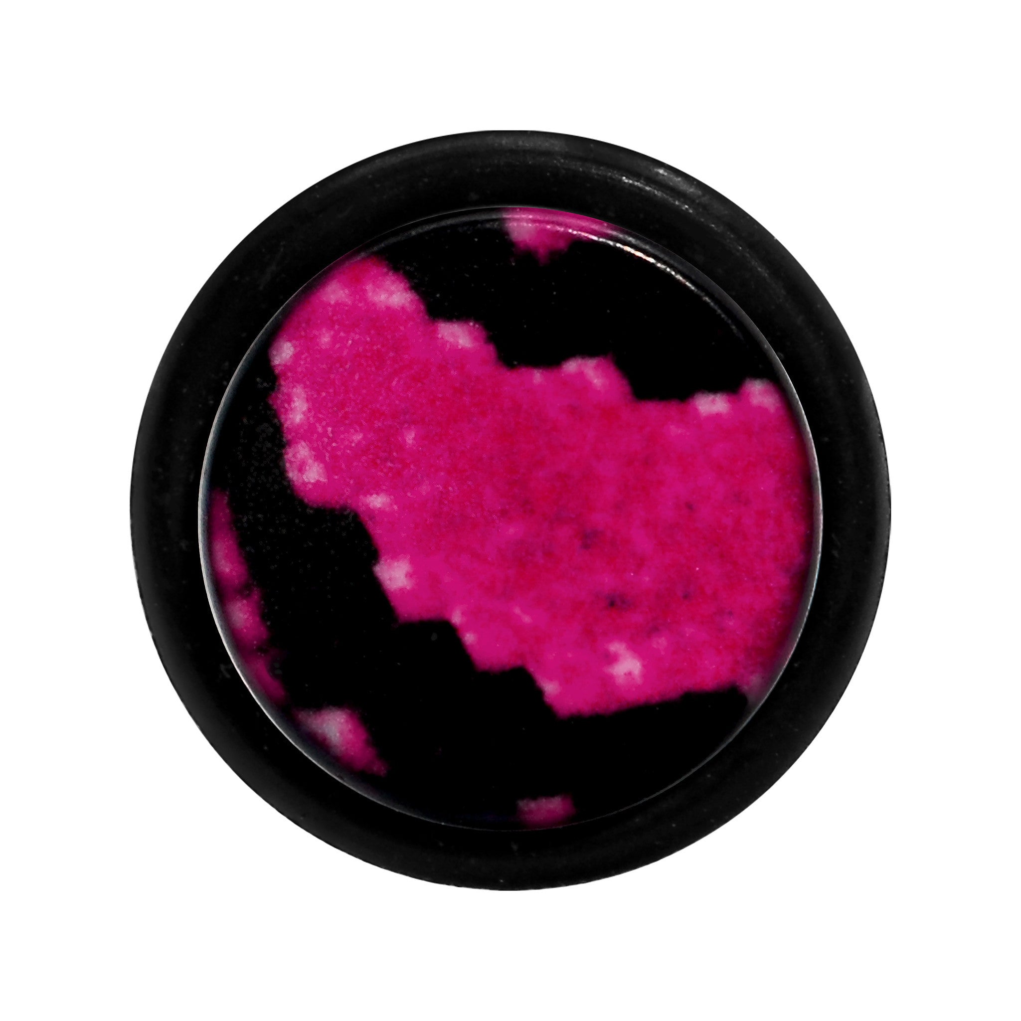 0G Pink Snake Skin Acrylic Taper