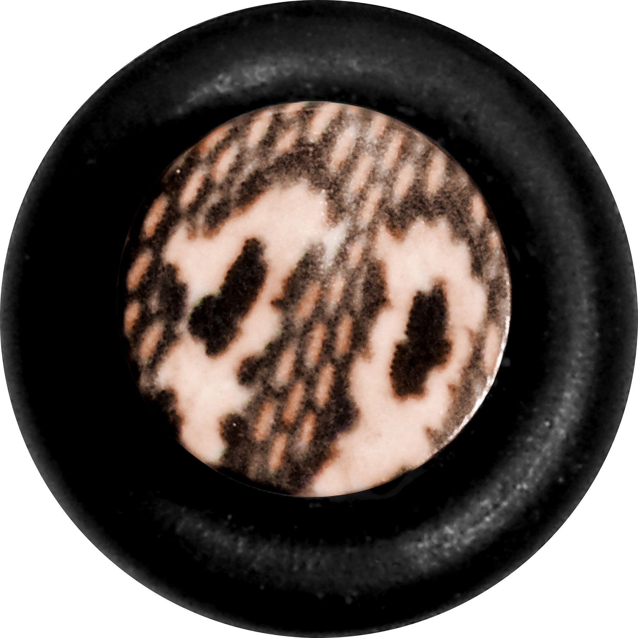 6G Blushing Snake Skin Acrylic Taper