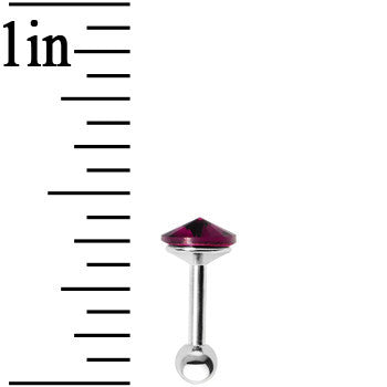 Garnet 5mm Gem Cartilage Tragus Earring