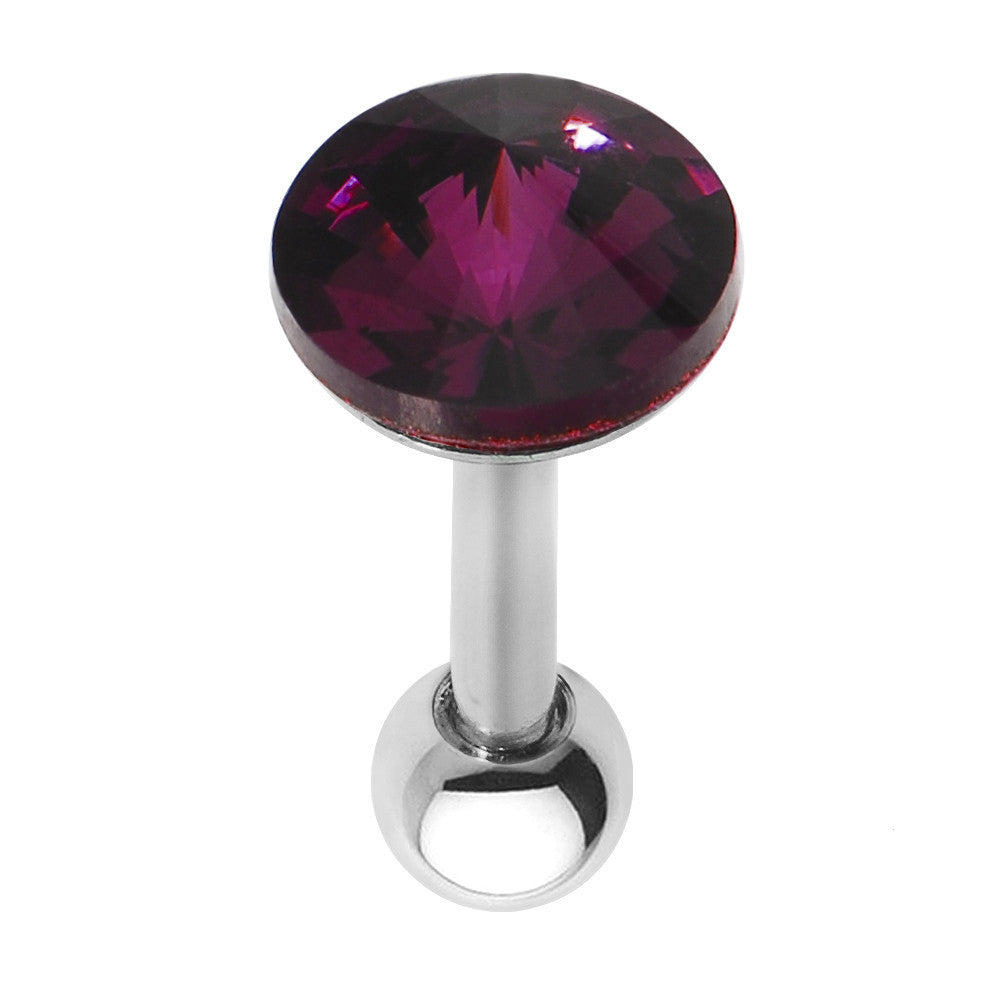 Garnet 5mm Gem Cartilage Tragus Earring