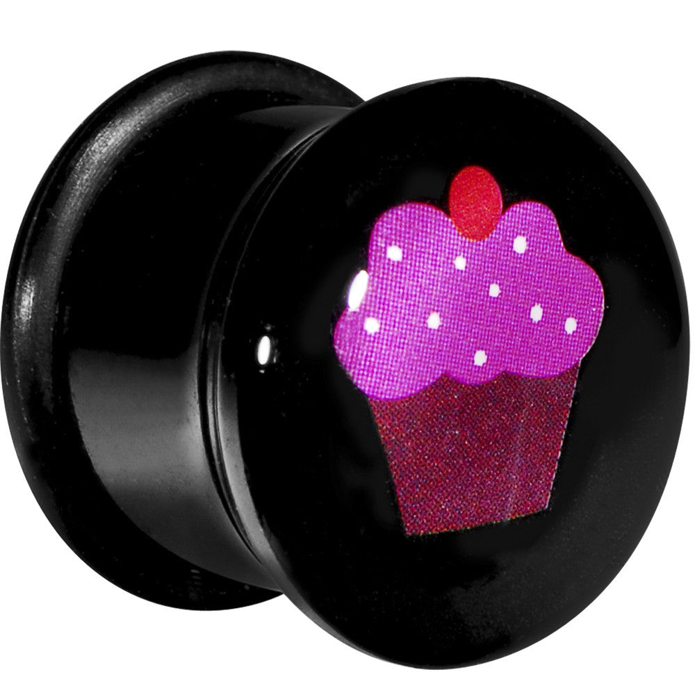 9/16 Acrylic Single Flare Cherry Cupcake Plug