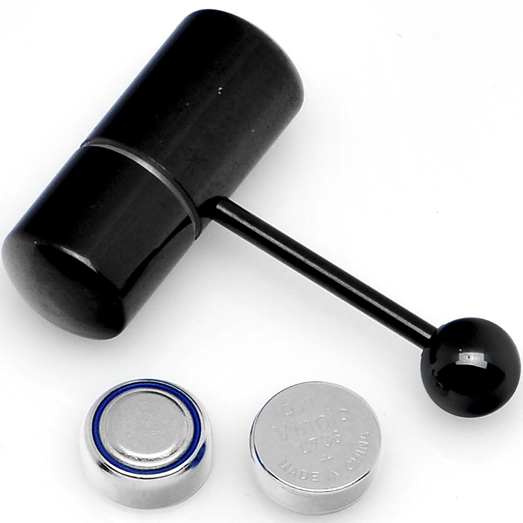 Black Titanium LIX Vibrator Tongue Ring