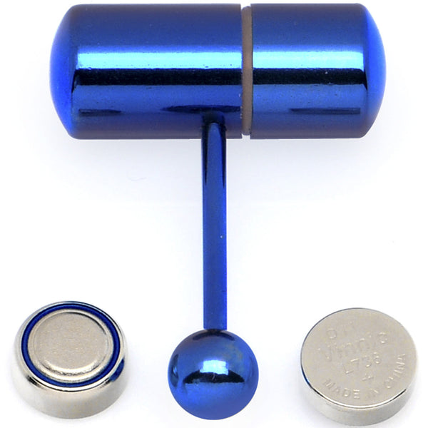Blue Titanium LIX Vibrator Tongue Ring Blue Titanium LIX Vibrator Tongue Ring