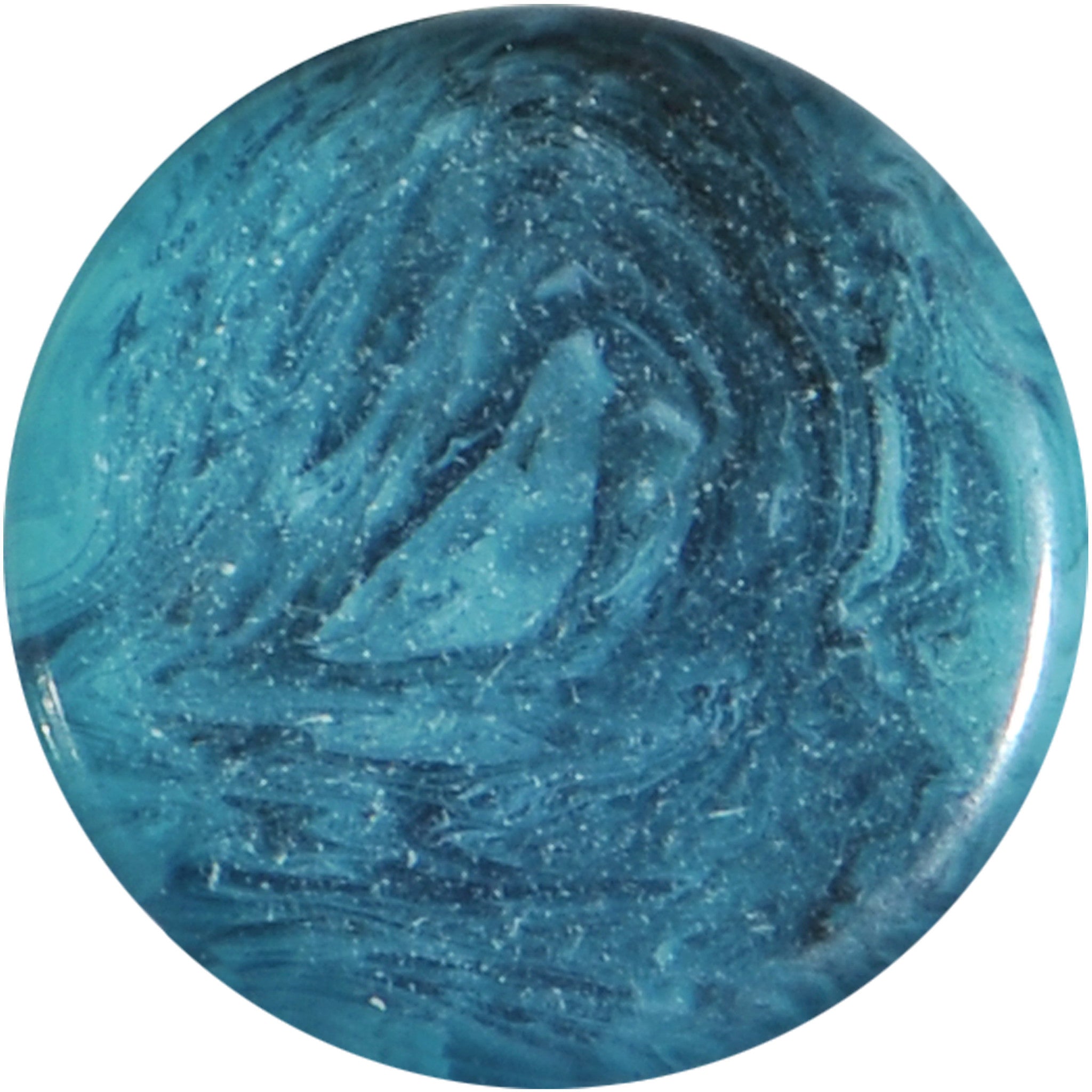 2G Teal Marble Swirl Acrylic Single Flare Plug Set