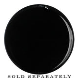 26mm Clear Black Acrylic Mirror Split Saddle Plug